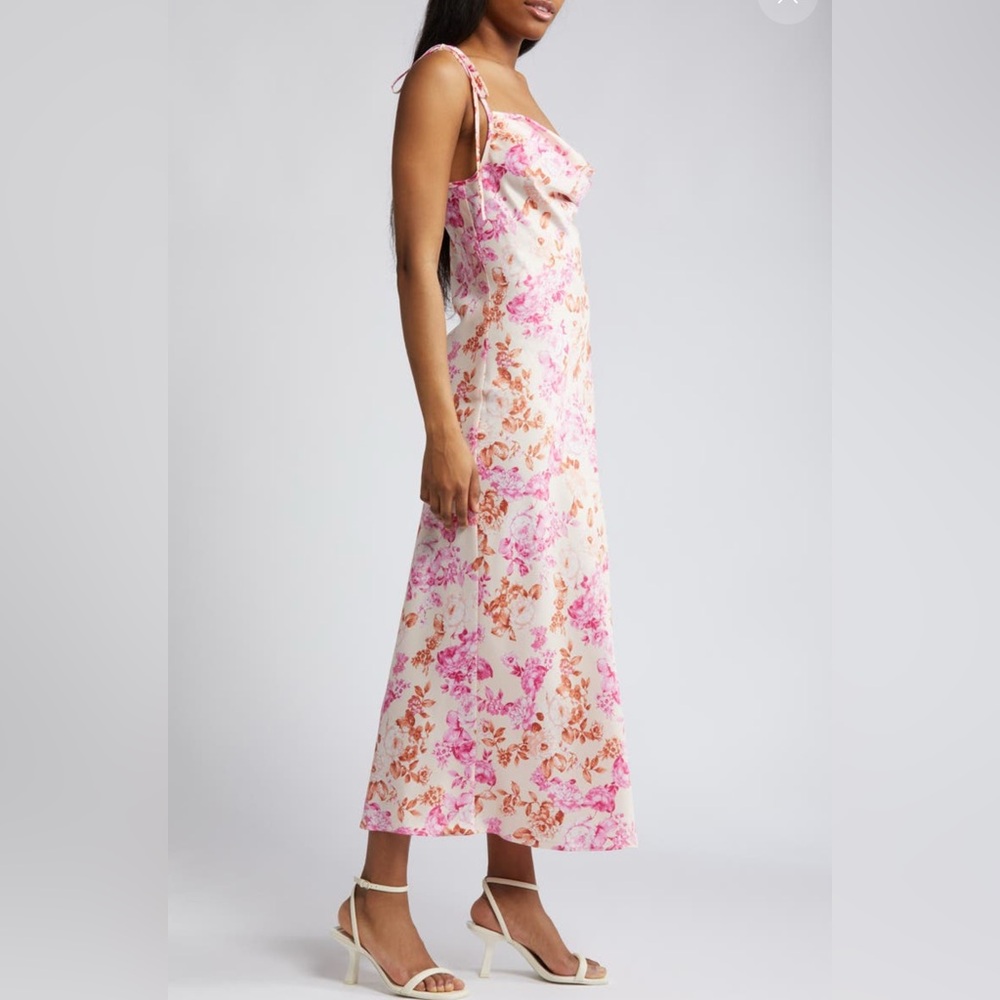 WAYF The Beverly Cowl Neck Midi - Picture 5 of 12